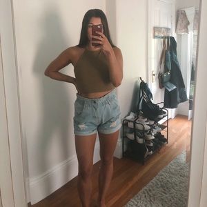 Pac Sun halter tank top crop top